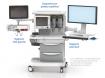 Fixations pour postes anesthesie