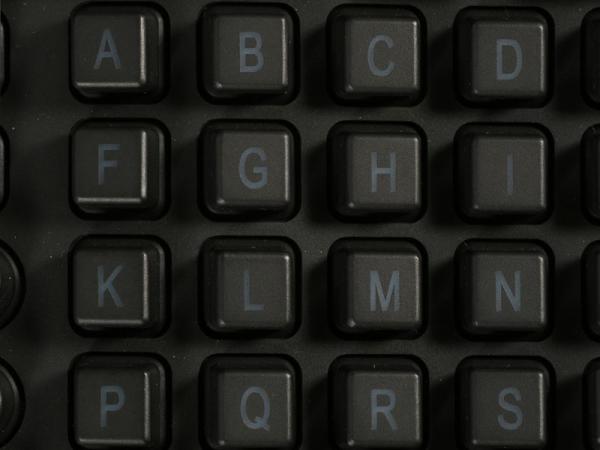 Clavier élastomères rétro-éclairés
