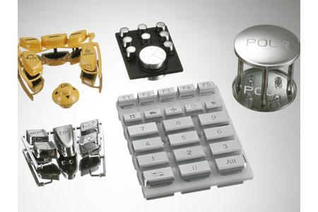 Clavier injection plastique