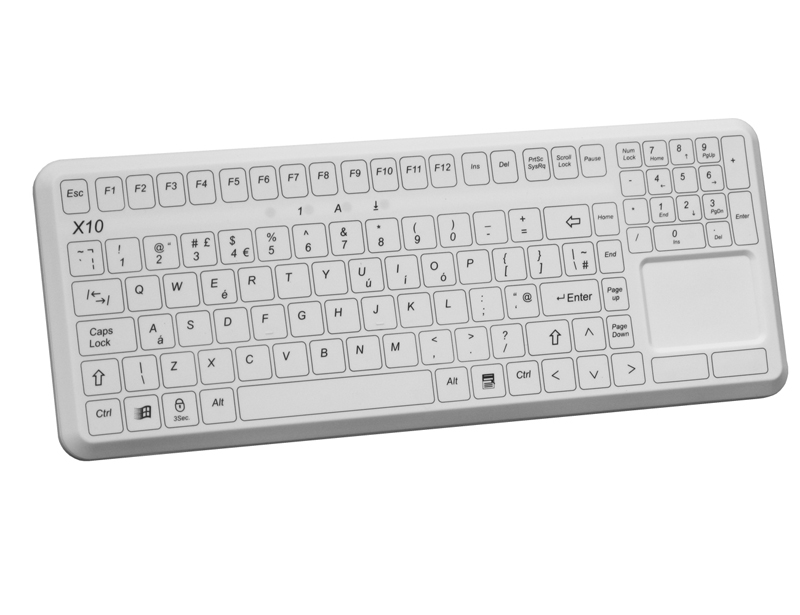 Clavier plat silicone X10-MED